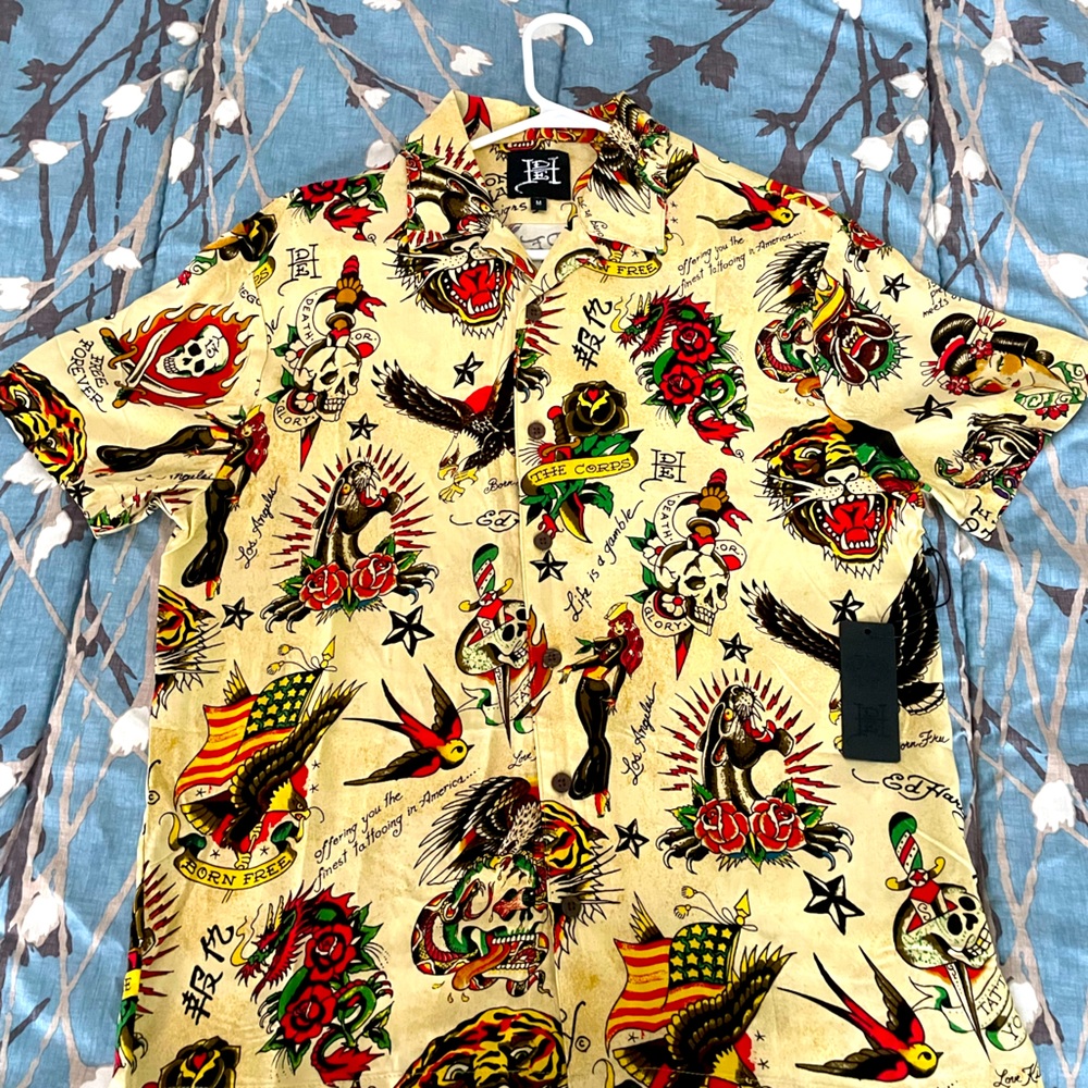 Ed Hardy Button Up Shirt